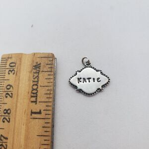 Sterling Silver Katie Charm or Pendant N&L 925